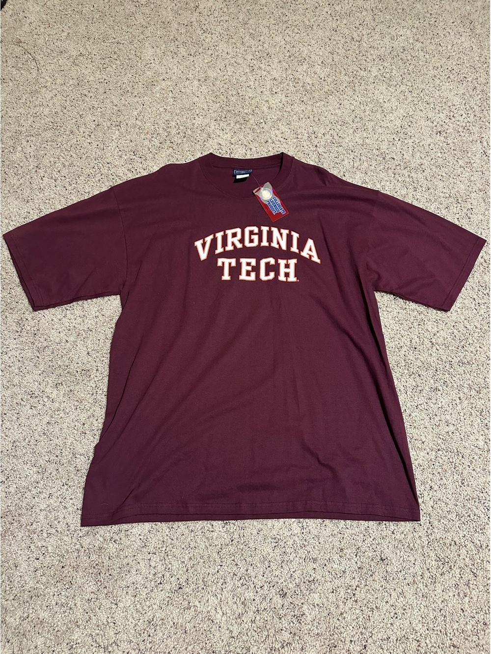 Jansport Virginia Tech Maroon T-Shirt XXL 100% Cotton